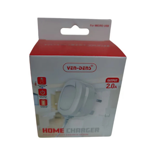 Ven-Dens Micro-USB Full Charger (2.0A Output)